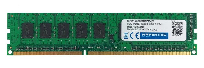 Pamięć RAM 1x 8GB HYPERTEC ECC UNBUFFERED DDR3  1600MHz PC3-12800 UDIMM | MEM128008GBDE-LV